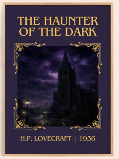 The Haunter Of The Dark Classic Book Art Print by H.P. Lovecraft – book poster