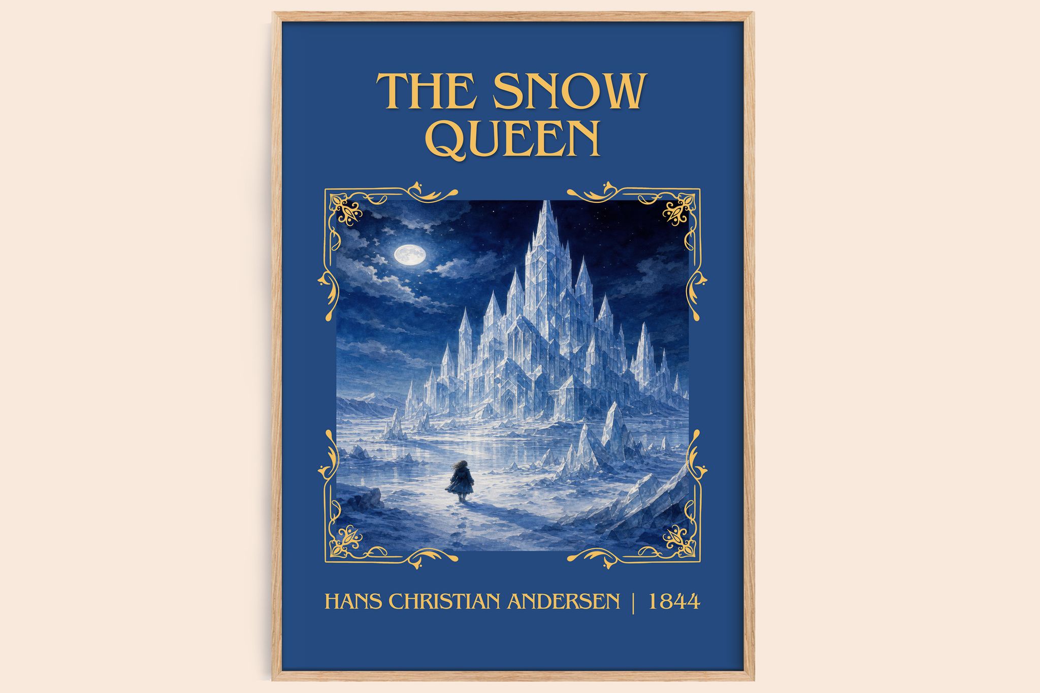 The Snow Queen Classic Book Art Print by Hans Christian Andersen