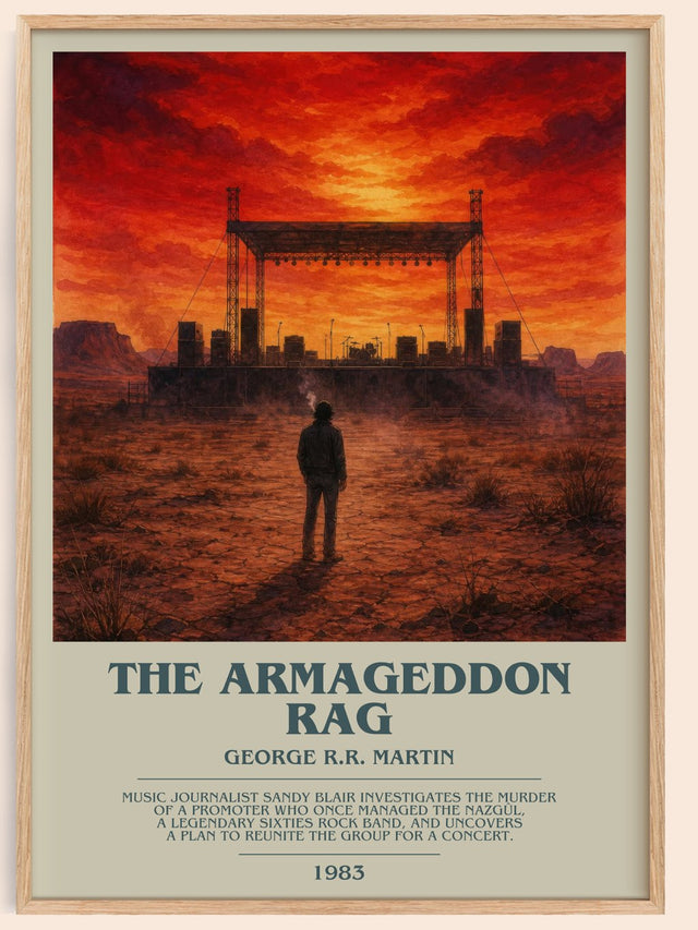 The Armageddon Rag Bookish Wall Art by George R.R. Martin