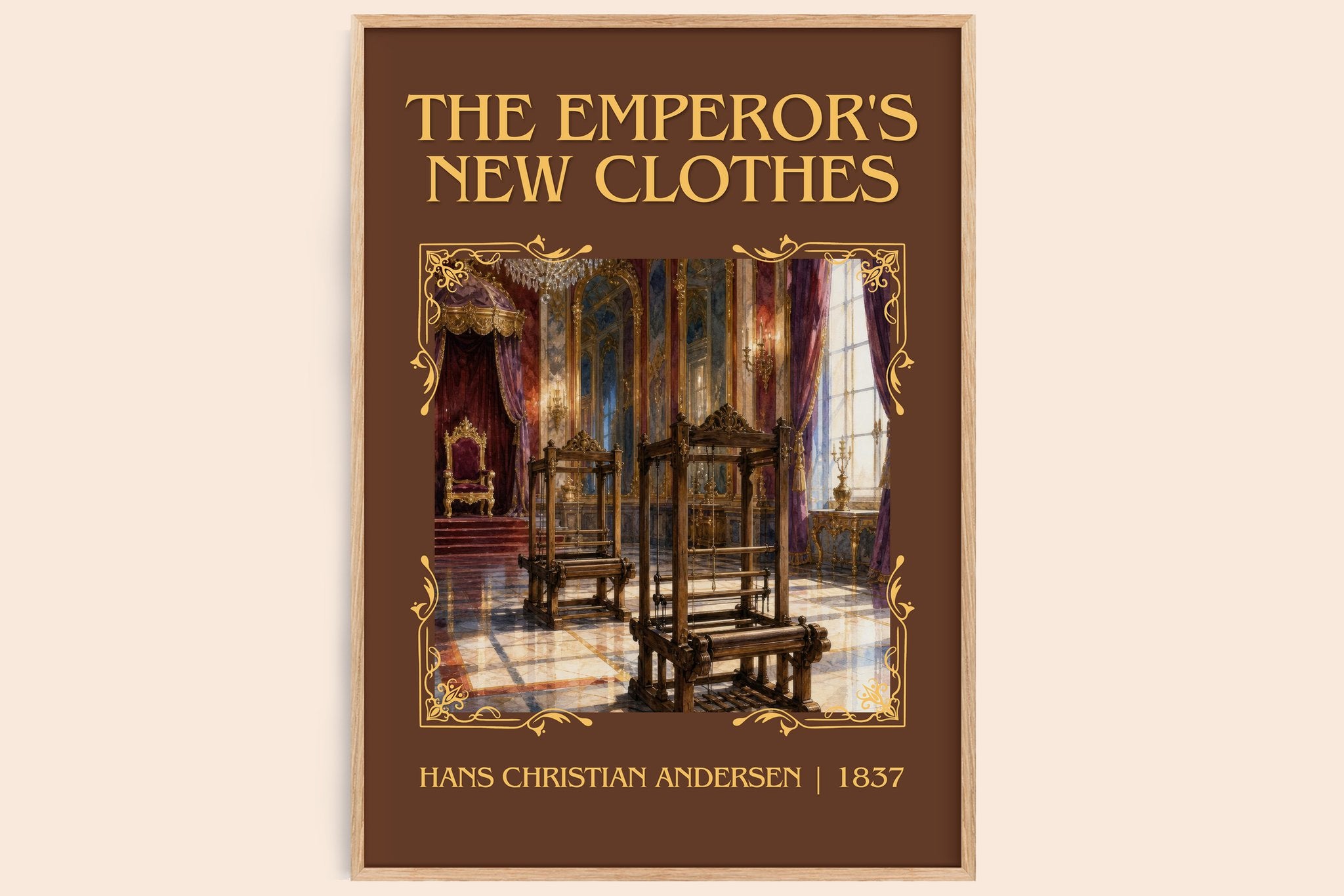 Emperor's New Clothes Classic Book Art Print by H. Andersen
