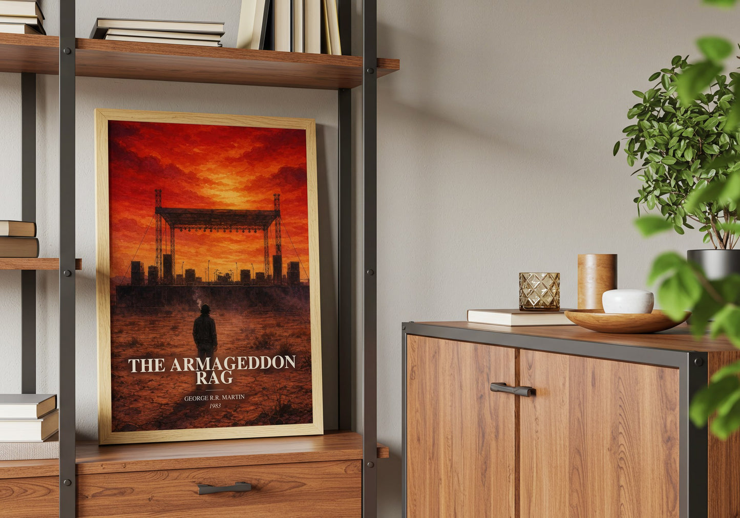 The Armageddon Rag book watercolour illustration paper finish options – matte satin gloss