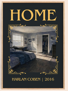 Home Classic Book Art Print by Harlan Coben – book poster