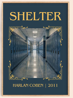 Shelter Classic Book Art Print by Harlan Coben – book poster