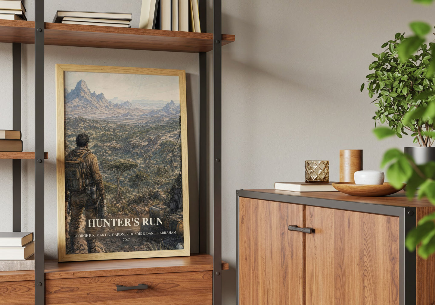 Hunter'S Run book watercolour illustration paper finish options – matte satin gloss