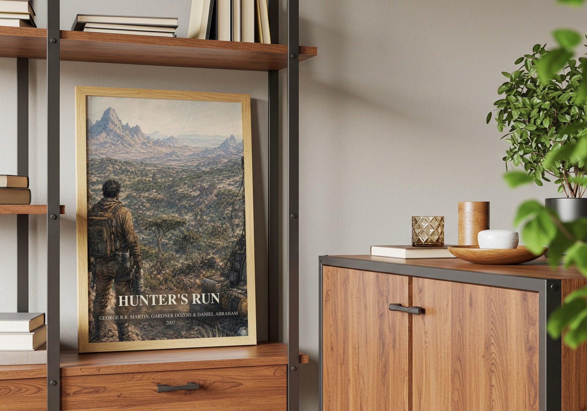 Hunter'S Run book watercolour illustration paper finish options – matte satin gloss