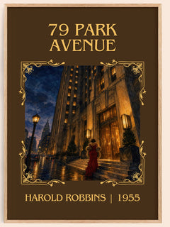 79 Park Avenue Classic Book Art Print by Harold Robbins – book poster