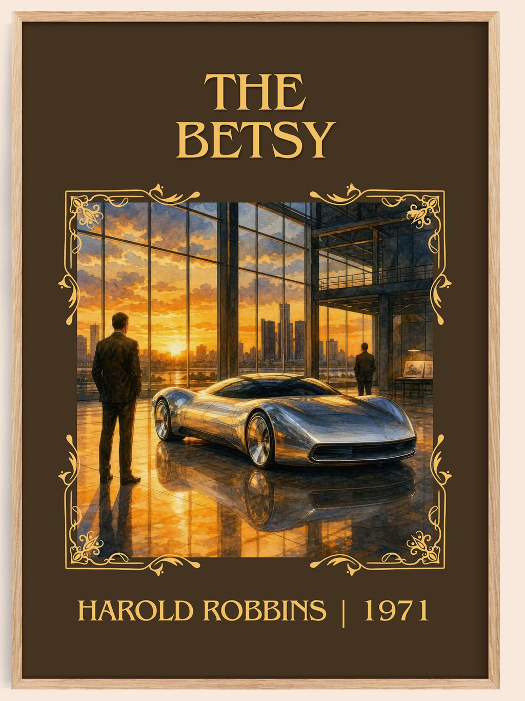 The Betsy Classic Book Art Print by Harold Robbins – book poster