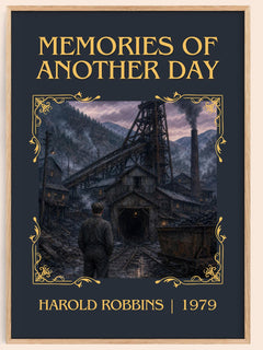 Memories Of Another Day Classic Book Art Print by Harold Robbins – book poster