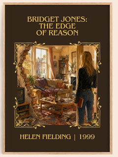 Bridget Jones: The Edge Of Reason Classic Book Art Print by Helen Fielding – book poster