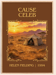 Cause Celeb Classic Book Art Print by Helen Fielding – book poster