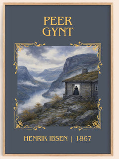 Peer Gynt Classic Book Art Print by Henrik Ibsen – book poster