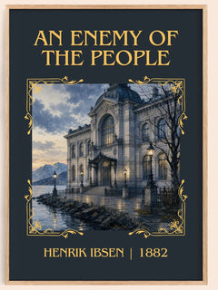 An Enemy Of The People Classic Book Art Print by Henrik Ibsen – book poster