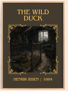 The Wild Duck Classic Book Art Print by Henrik Ibsen – book poster