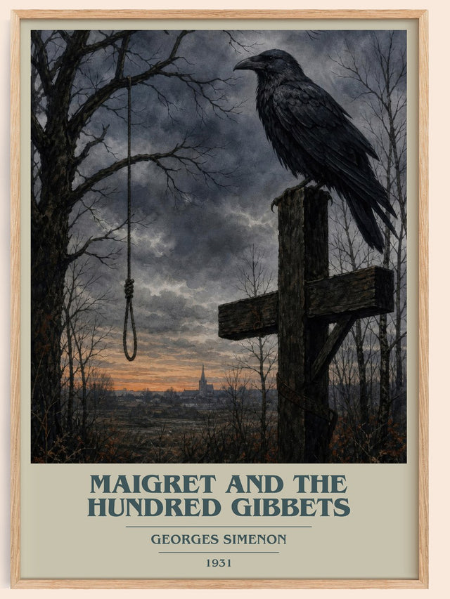 Maigret And The Hundred Gibbets Book Cover Poster by Georges Simenon