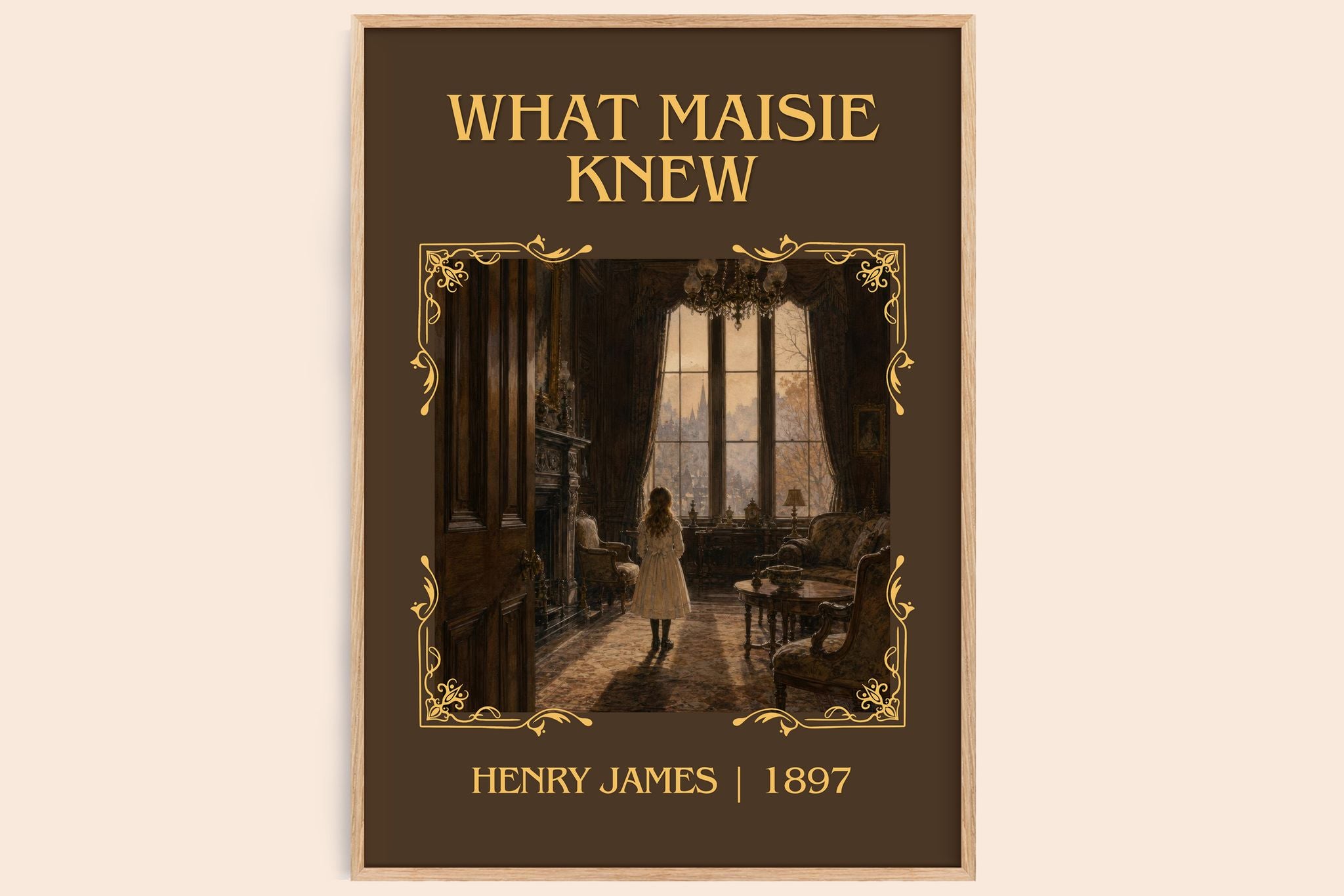 What Maisie Knew Classic Book Art Print by Henry James