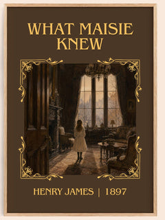 What Maisie Knew Classic Book Art Print by Henry James – book poster