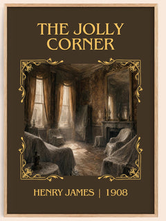 The Jolly Corner Classic Book Art Print by Henry James – book poster