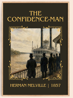 The Confidence-Man Classic Book Art Print by Herman Melville – book poster