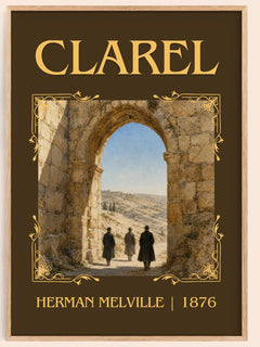 Clarel Classic Book Art Print by Herman Melville – book poster