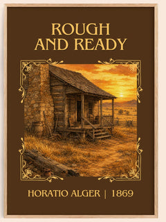 Rough And Ready Classic Book Art Print by Horatio Alger – book poster