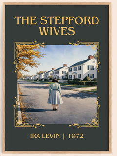 The Stepford Wives Classic Book Art Print by Ira Levin – book poster