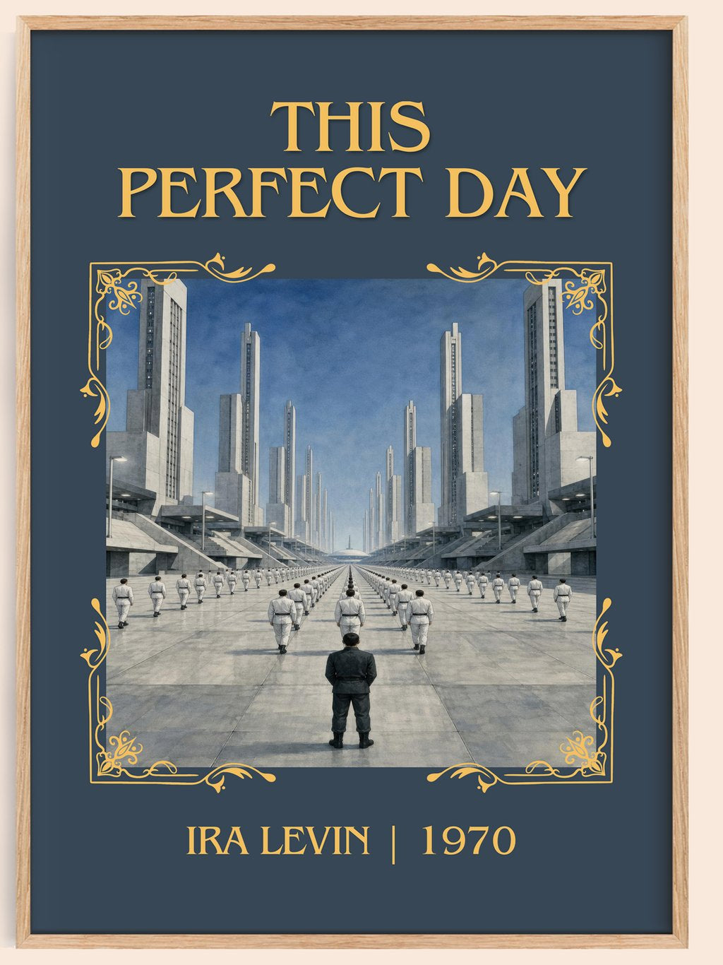 This Perfect Day Classic Book Art Print by Ira Levin – book poster