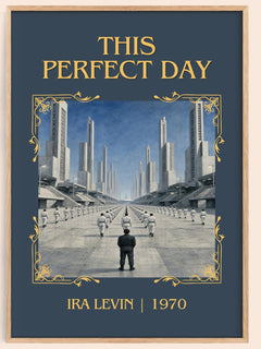 This Perfect Day Classic Book Art Print by Ira Levin – book poster