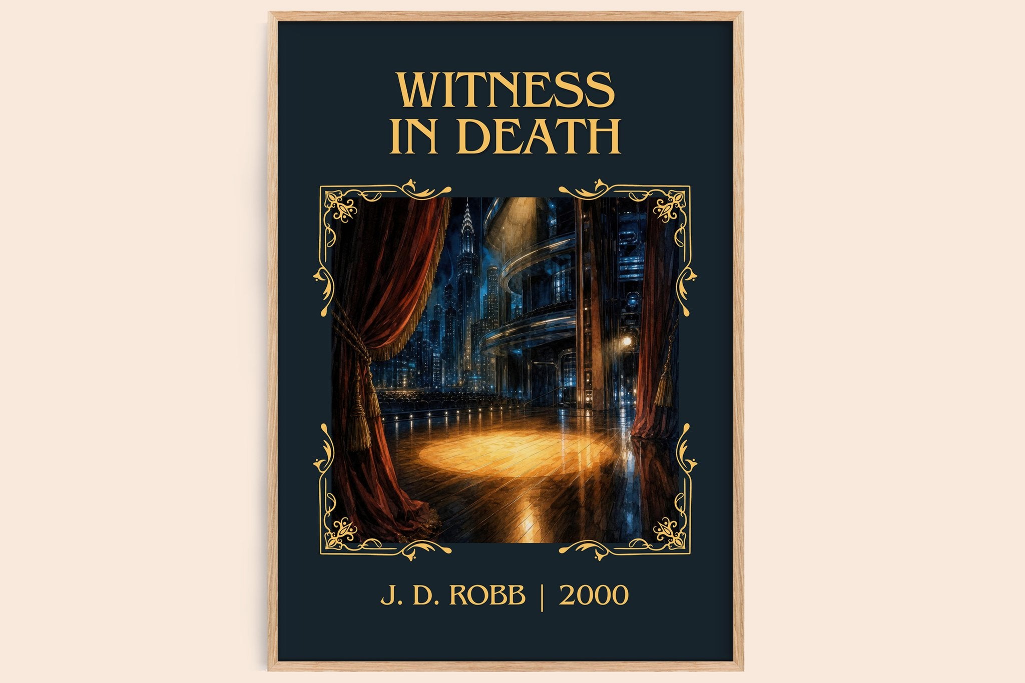 Witness In Death Classic Book Art Print by J. D. Robb