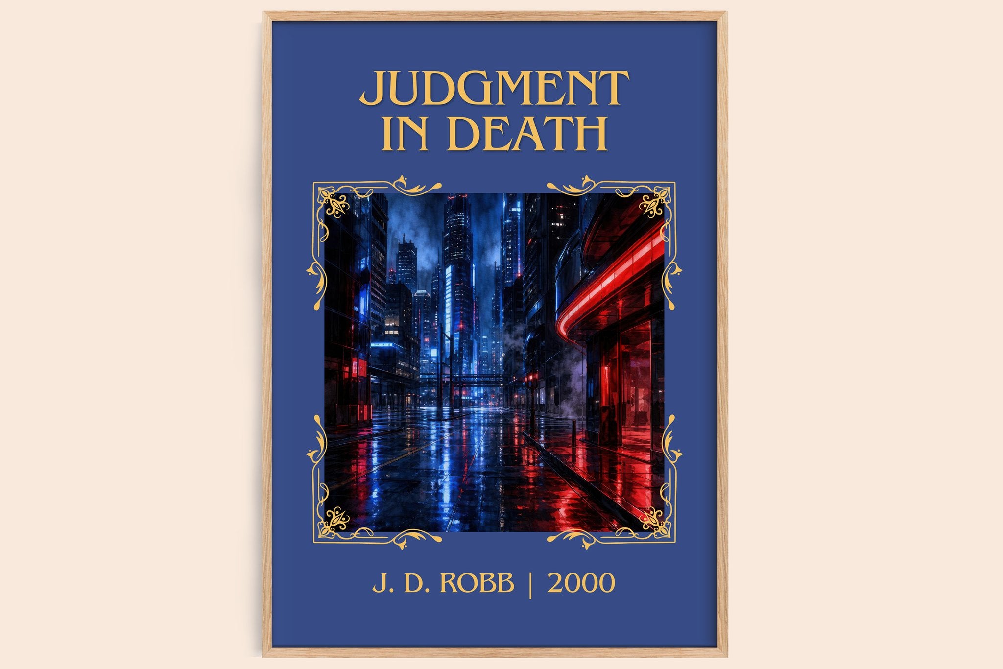 Judgment In Death Classic Book Art Print by J. D. Robb