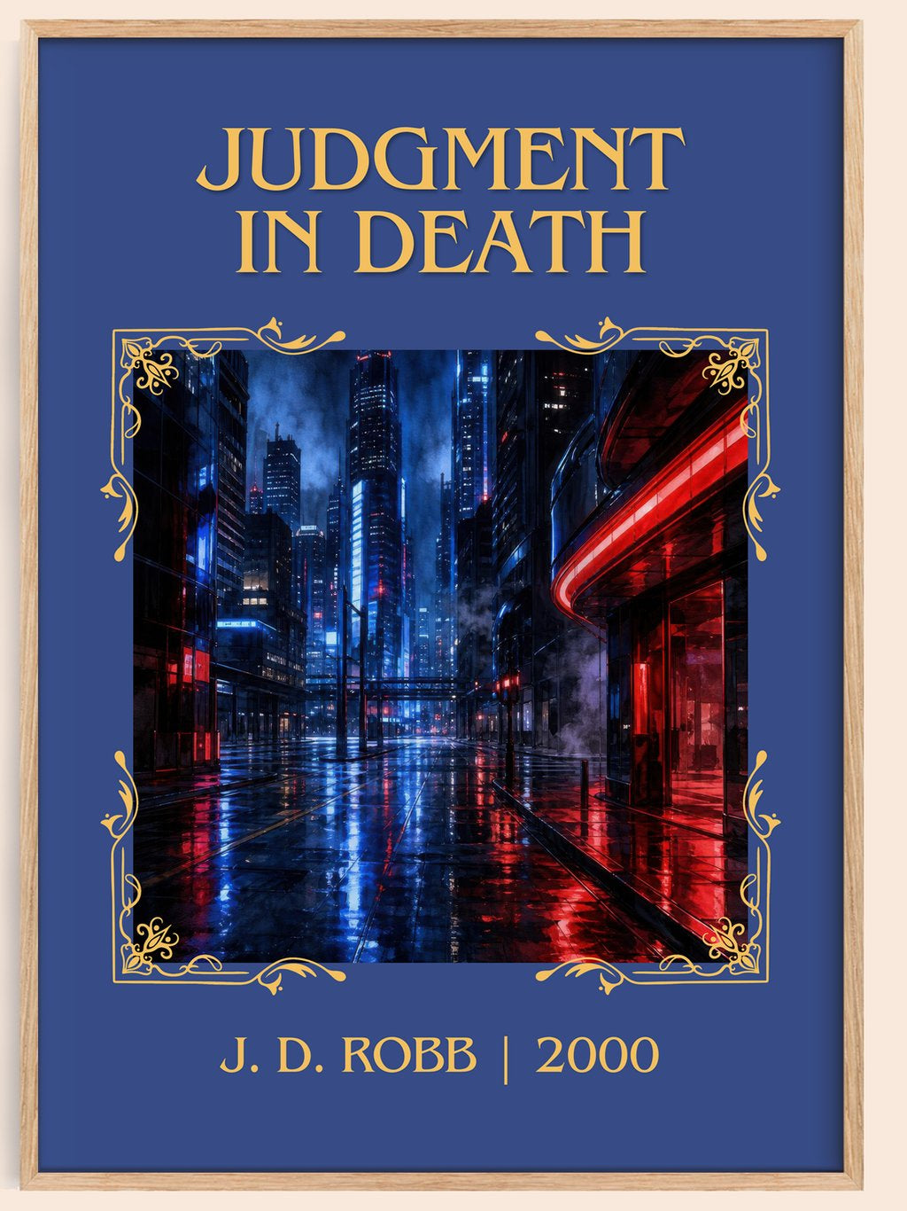 Judgment In Death Classic Book Art Print by J. D. Robb – book poster