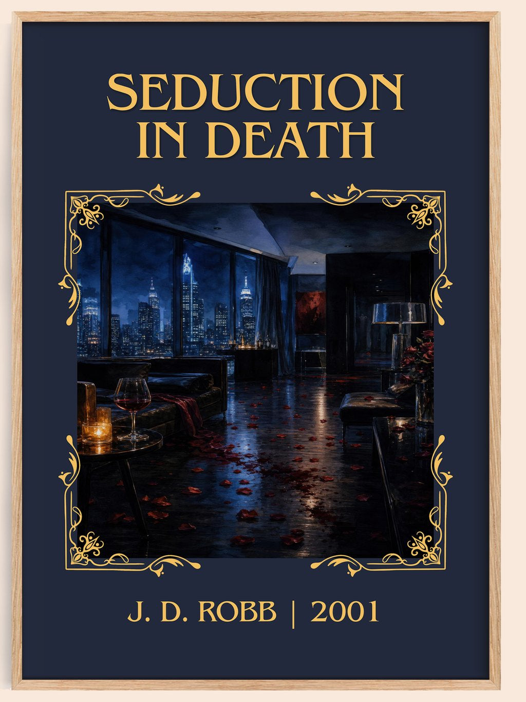 Seduction In Death Classic Book Art Print by J. D. Robb – book poster