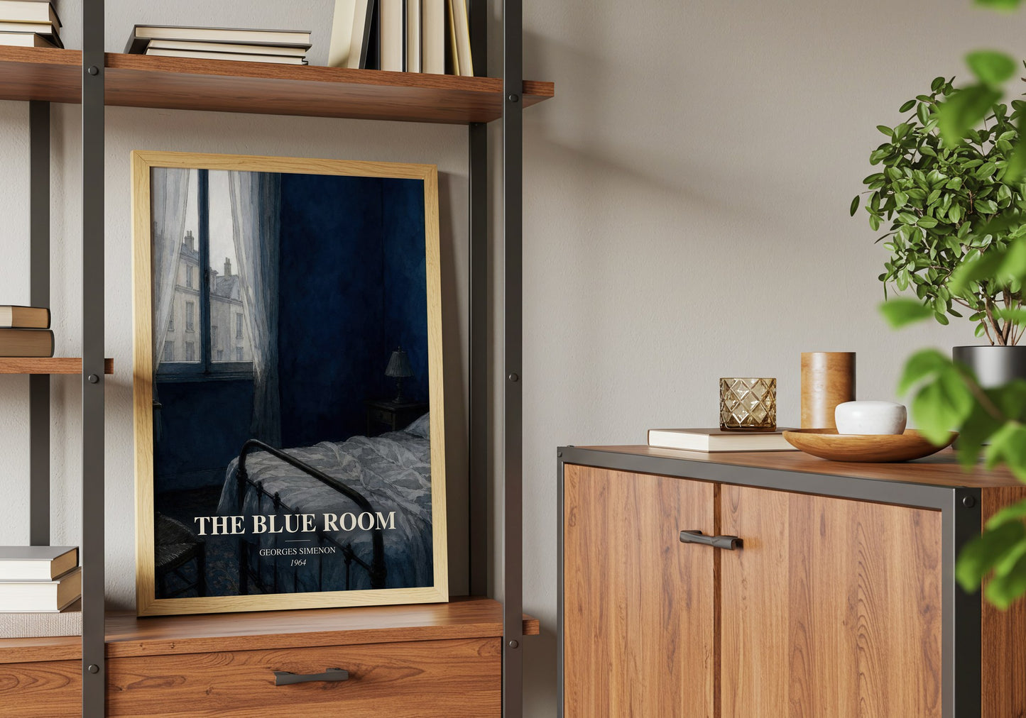 The Blue Room book watercolour illustration paper finish options – matte satin gloss
