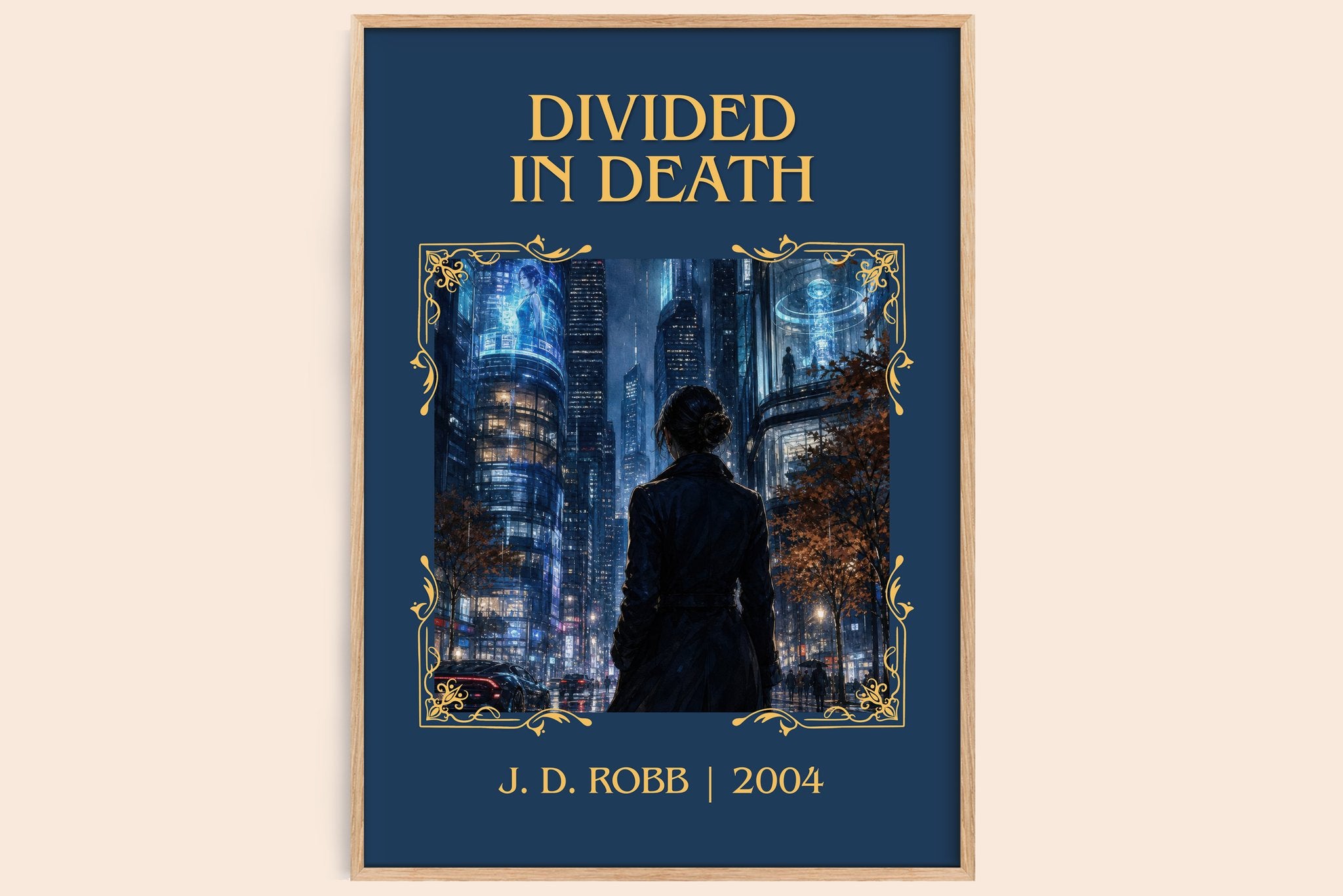 Divided In Death Classic Book Art Print by J. D. Robb