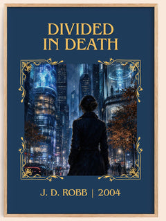 Divided In Death Classic Book Art Print by J. D. Robb – book poster