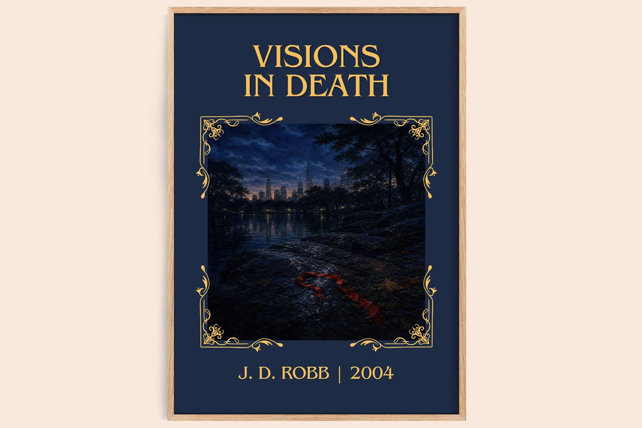 Visions In Death Classic Book Art Print by J. D. Robb