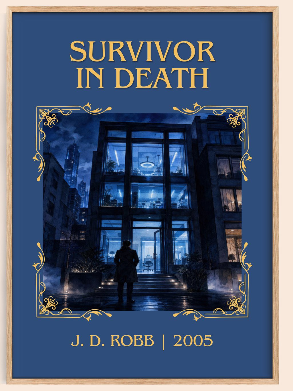 Survivor In Death Classic Book Art Print by J. D. Robb – book poster