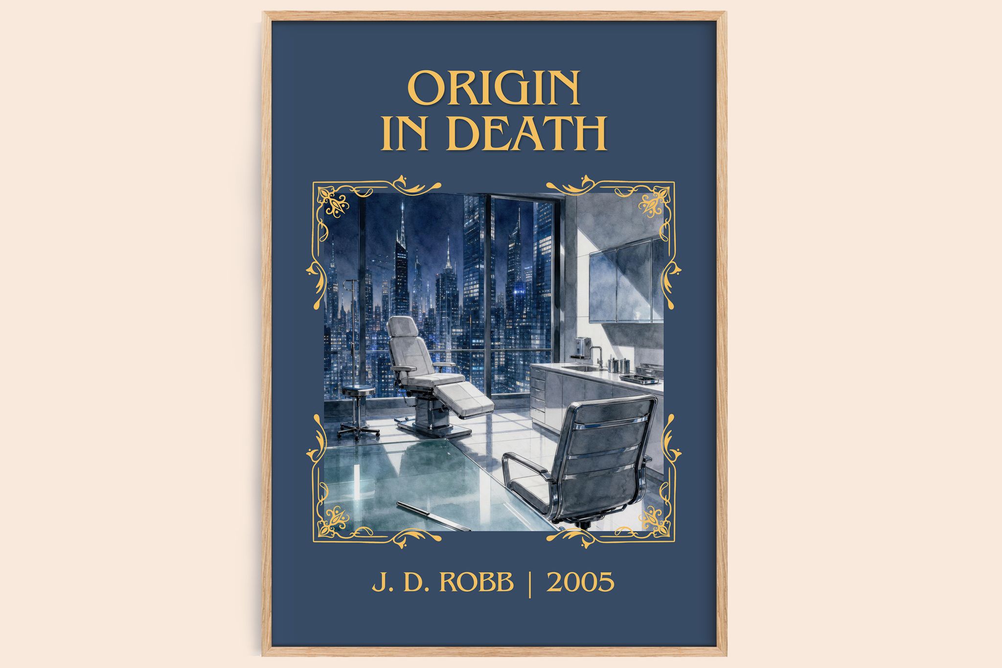 Origin In Death Classic Book Art Print by J. D. Robb