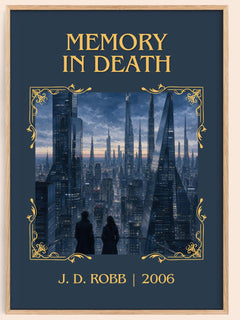 Memory In Death Classic Book Art Print by J. D. Robb – book poster