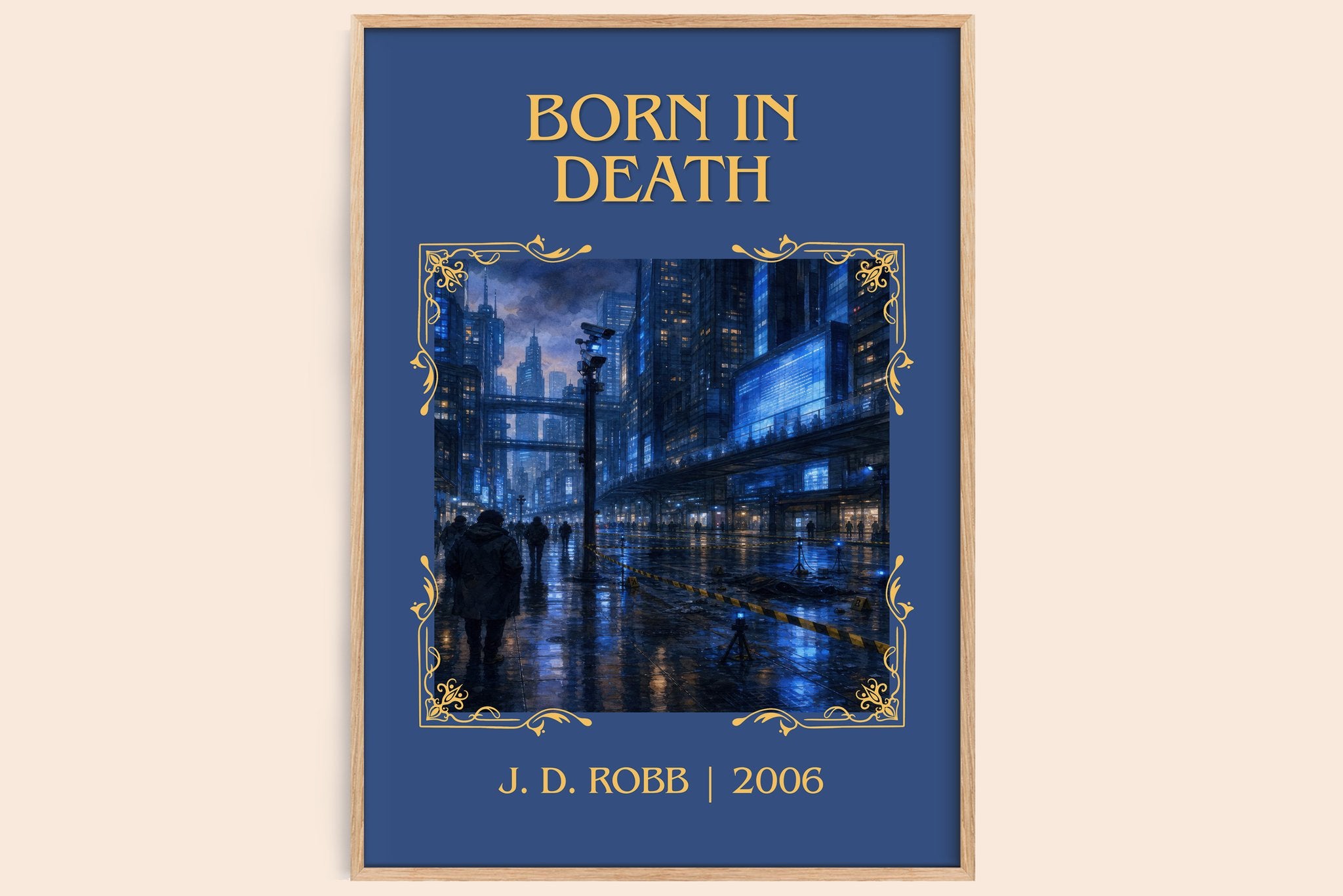 Born In Death Classic Book Art Print by J. D. Robb