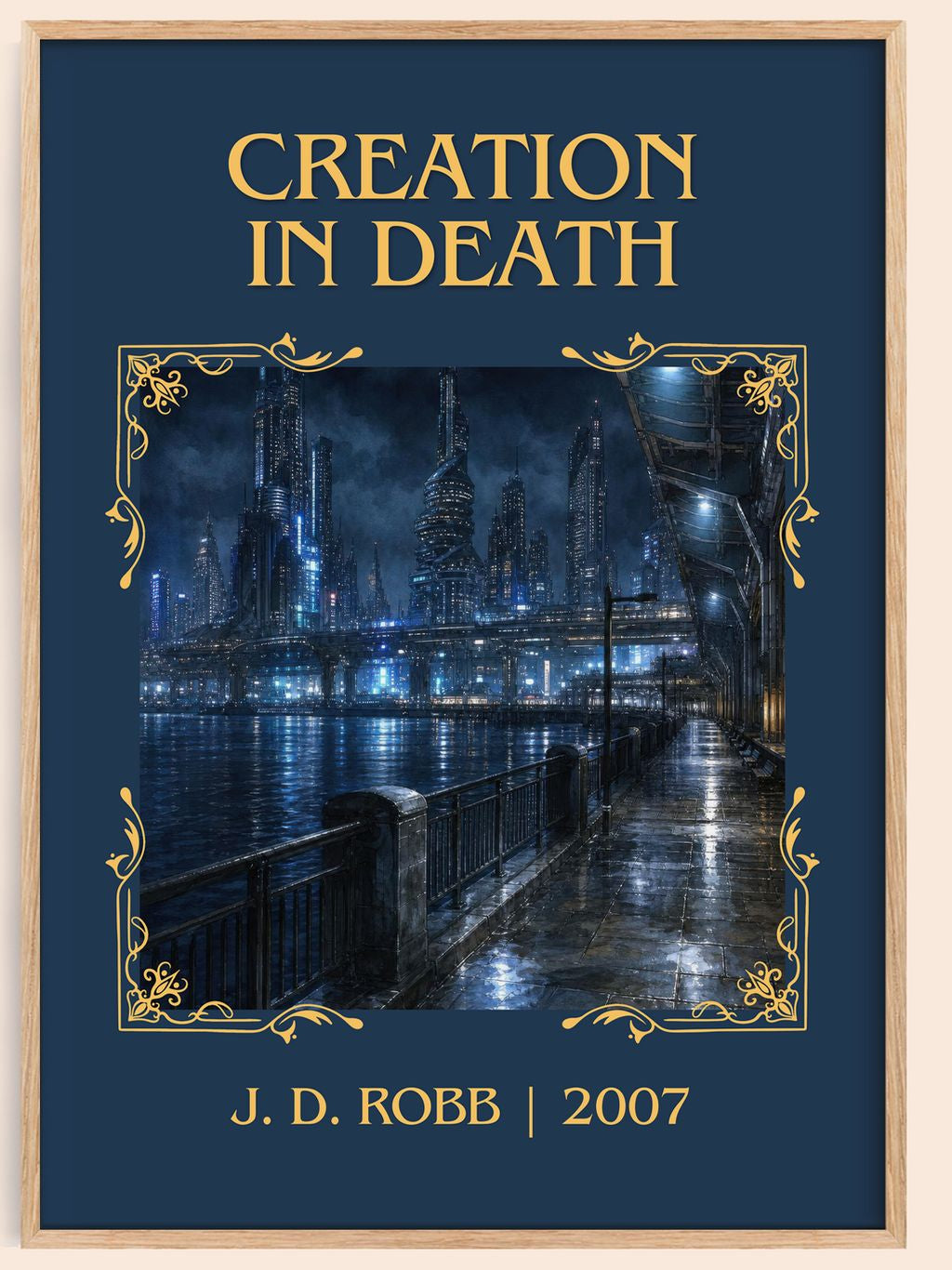 Creation In Death Classic Book Art Print by J. D. Robb – book poster
