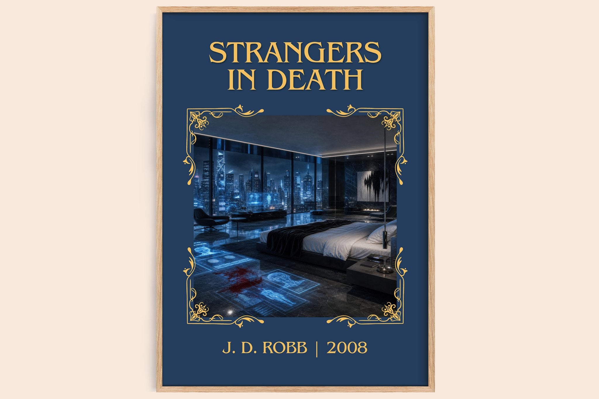 Strangers In Death Classic Book Art Print by J. D. Robb