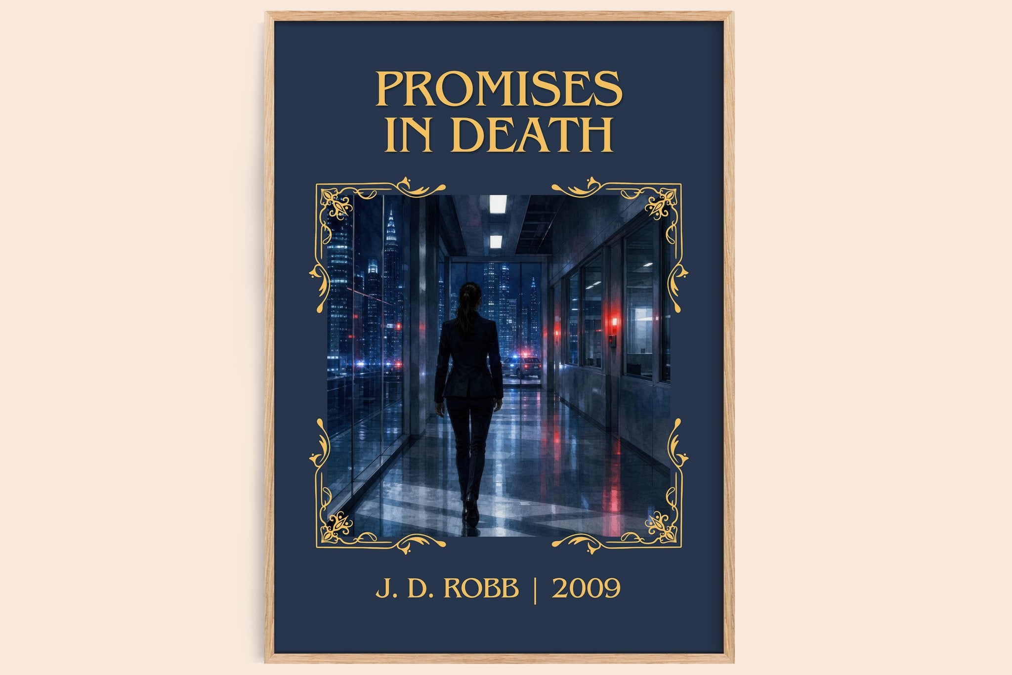 Promises In Death Classic Book Art Print by J. D. Robb