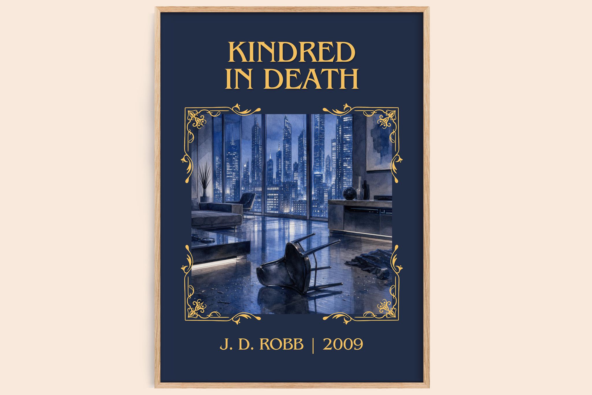 Kindred In Death Classic Book Art Print by J. D. Robb
