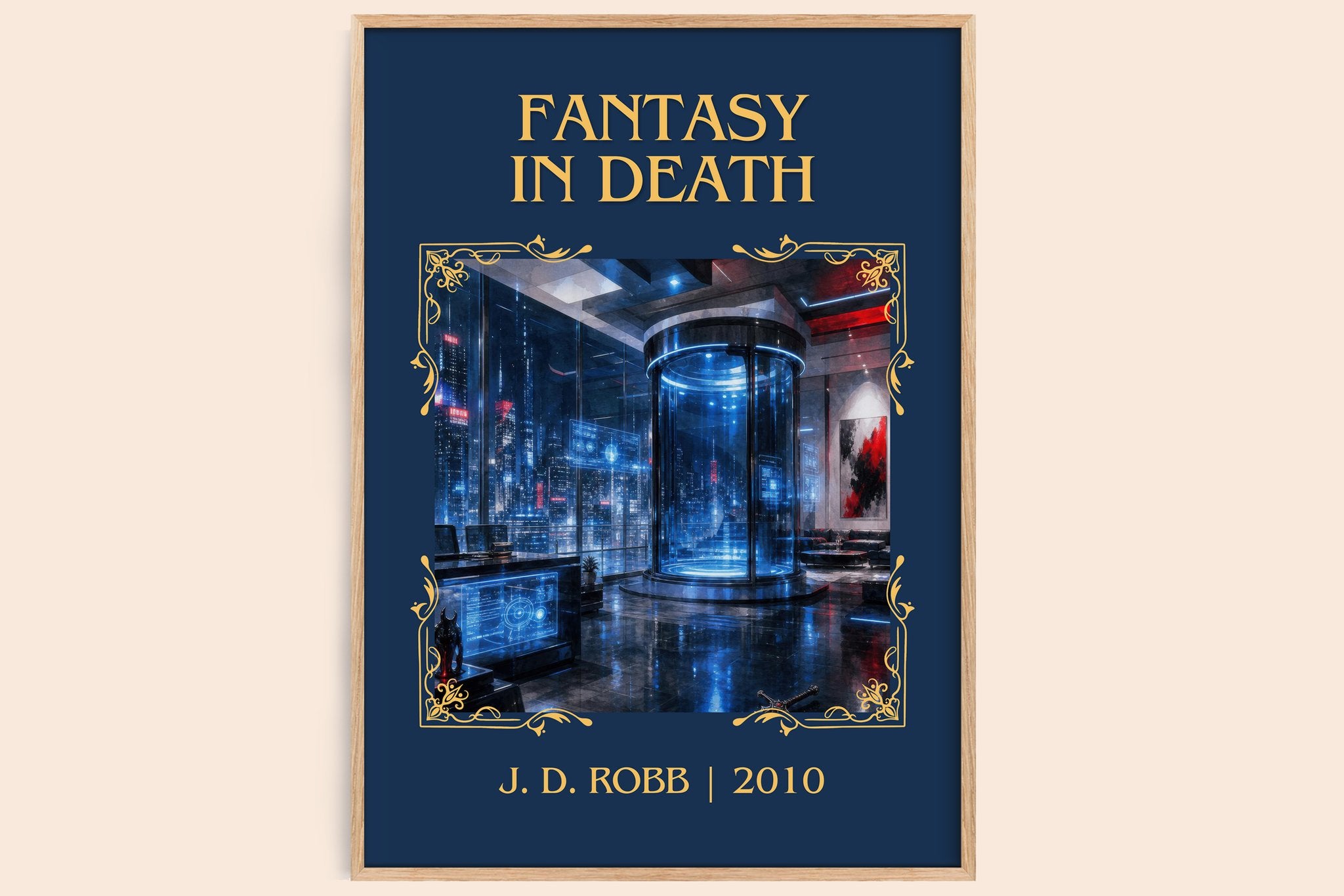 Fantasy In Death Classic Book Art Print by J. D. Robb