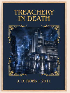 Treachery In Death Classic Book Art Print by J. D. Robb – book poster