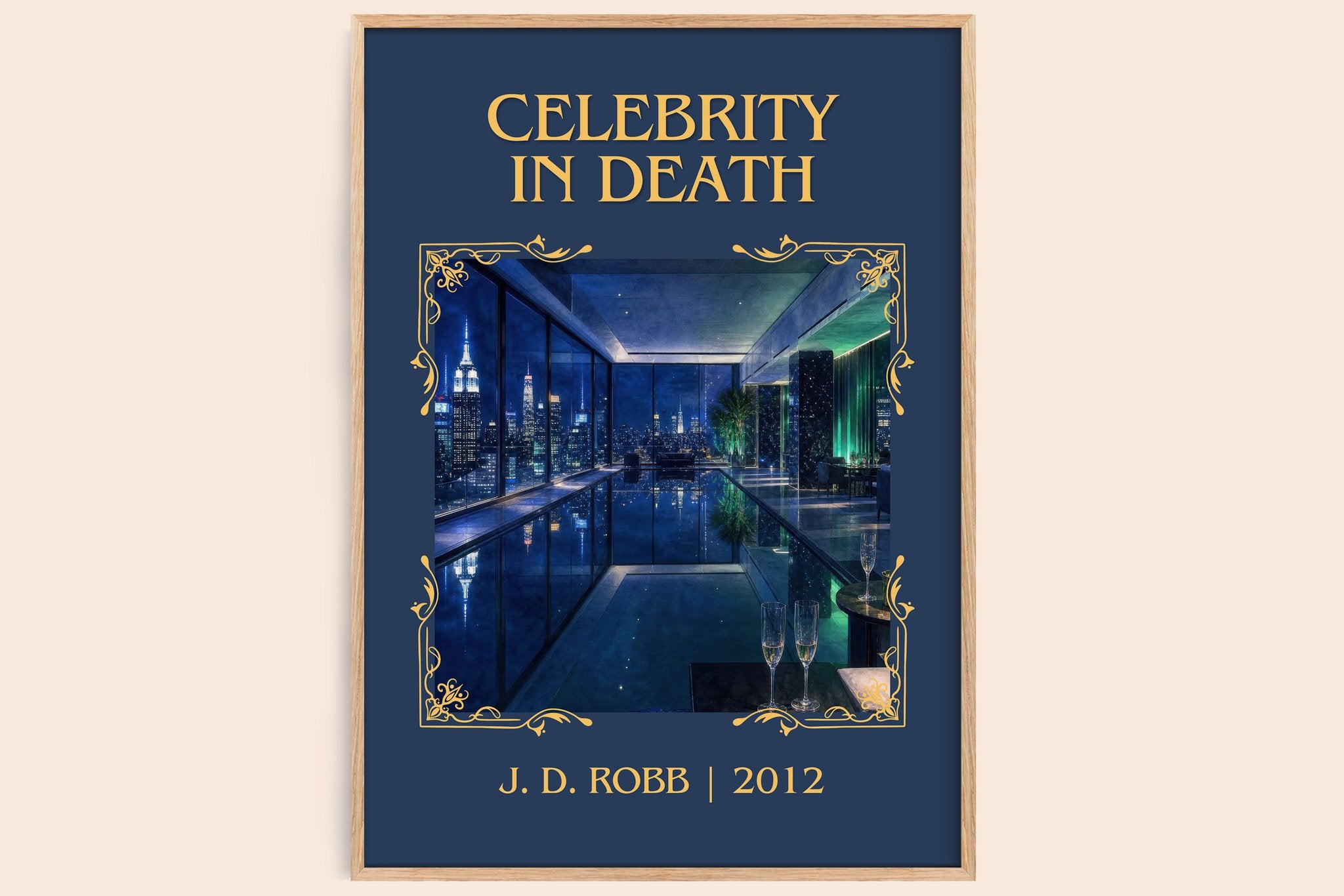 Celebrity In Death Classic Book Art Print by J. D. Robb