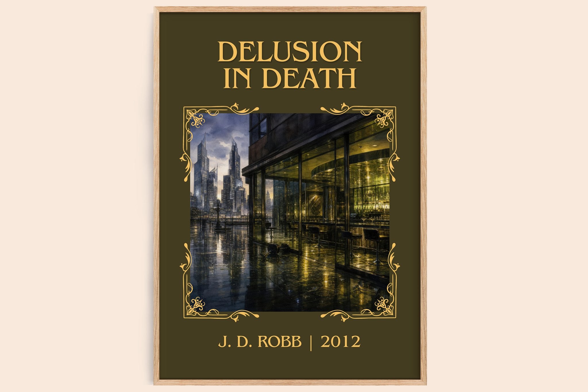 Delusion In Death Classic Book Art Print by J. D. Robb