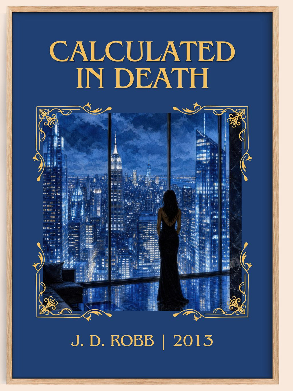 Calculated In Death Classic Book Art Print by J. D. Robb – book poster