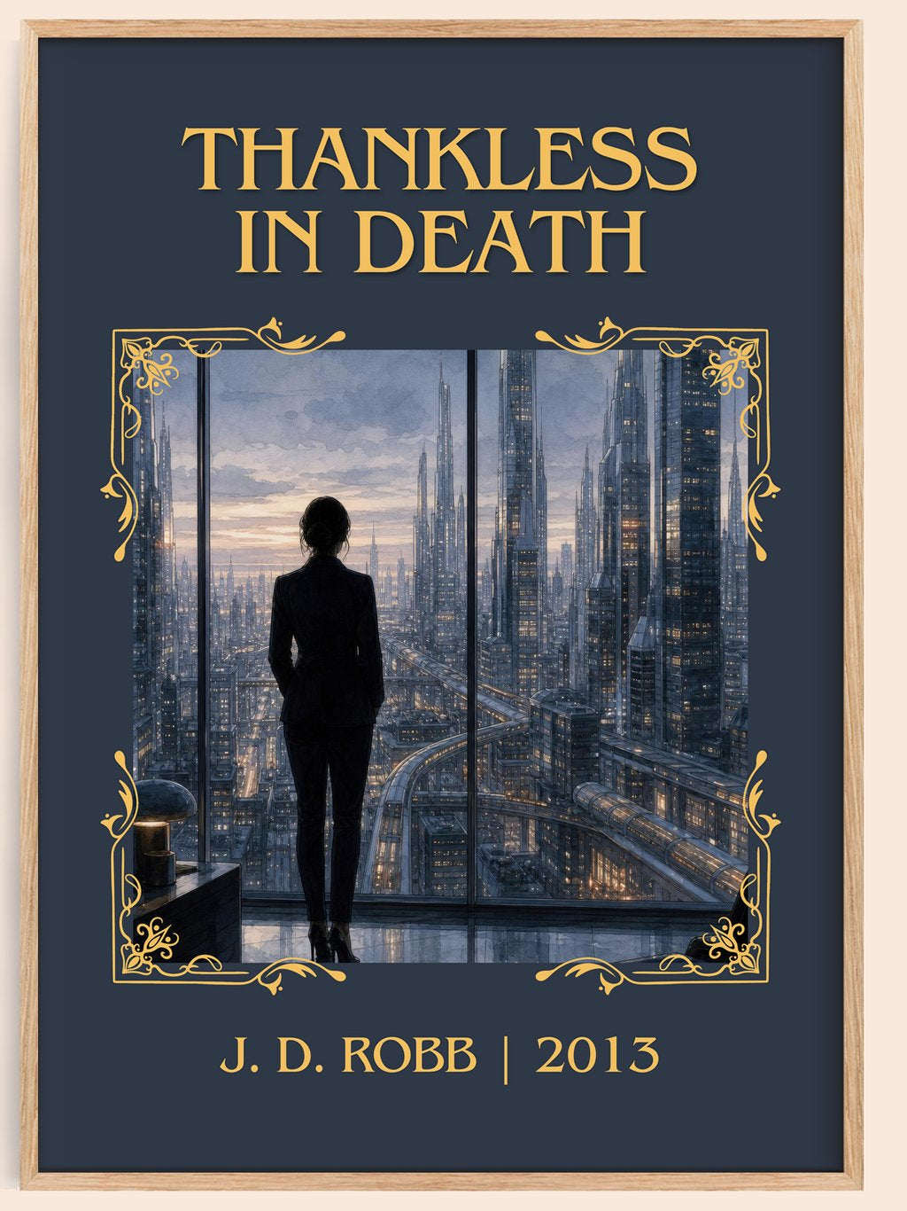 Thankless In Death Classic Book Art Print by J. D. Robb – book poster