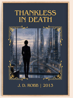 Thankless In Death Classic Book Art Print by J. D. Robb – book poster